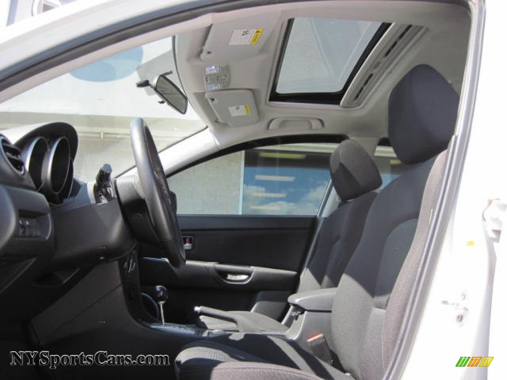 2008 MAZDA3 s Touring Hatchback - Crystal White Pearl Mica / Black photo #6