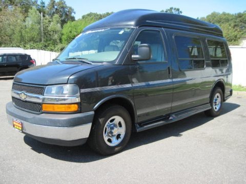 Dark Gray Metallic 2005 Chevrolet Express 1500 Passenger Conversion Van Dark Gray Metallic 2005 Chevrolet Express 1500 Passenger Conversion Van