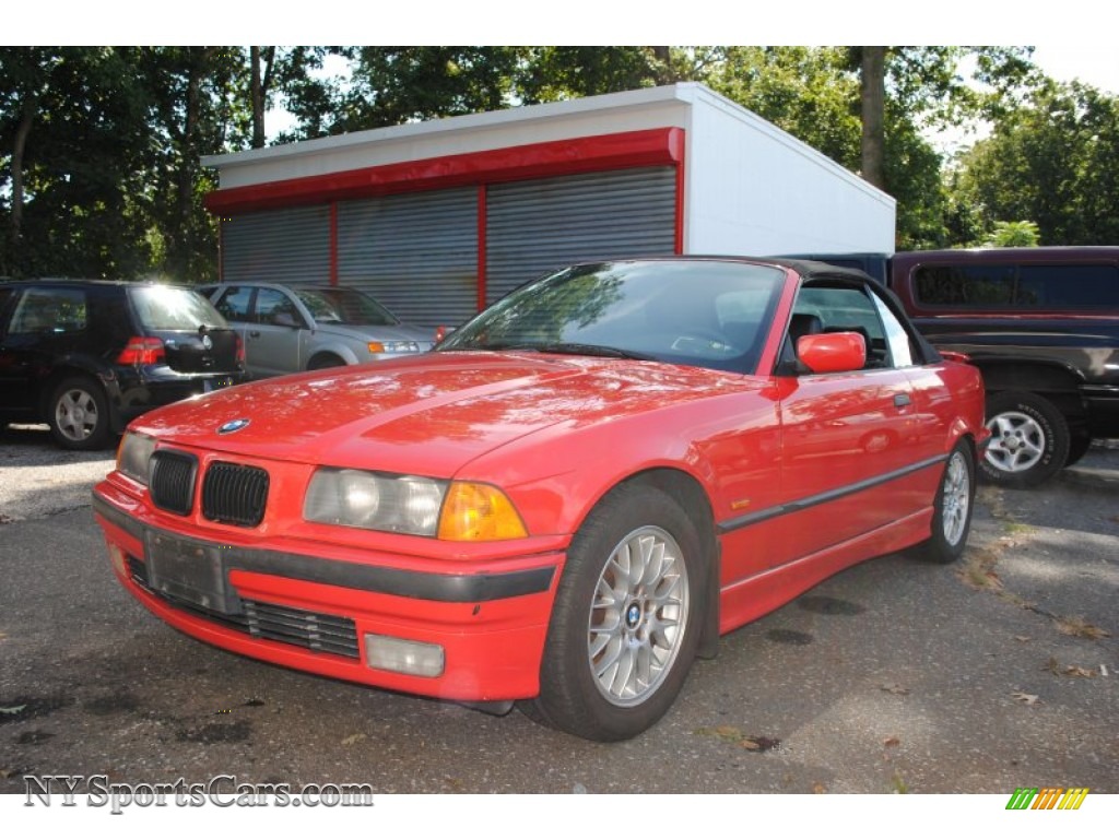 Bright Red / Black BMW 3 Series 323i Convertible