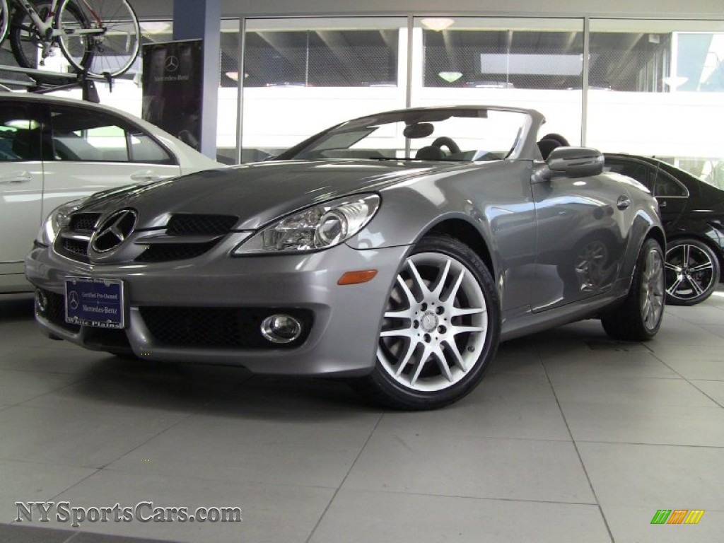 2012 Mercedes slk palladium silver #3