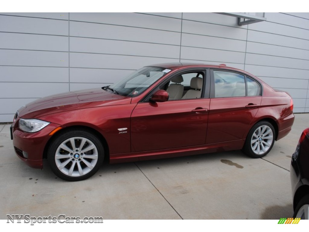 2011 Bmw 3 Series 328i Xdrive Sedan In Vermillion Red Metallic Photo 3 654384 Nysportscars Com Cars For Sale In New York