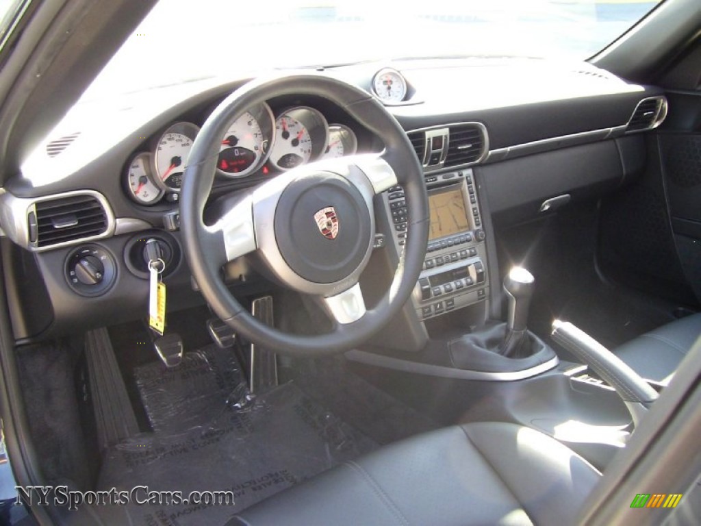 2007 911 Carrera S Coupe - Atlas Grey Metallic / Black photo #11