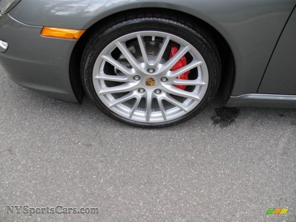 2008 911 Carrera S Cabriolet - Meteor Grey Metallic / Stone Grey photo #9