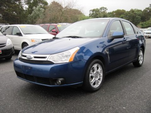 Vista Blue Metallic 2008 Ford Focus SES Sedan Vista Blue Metallic