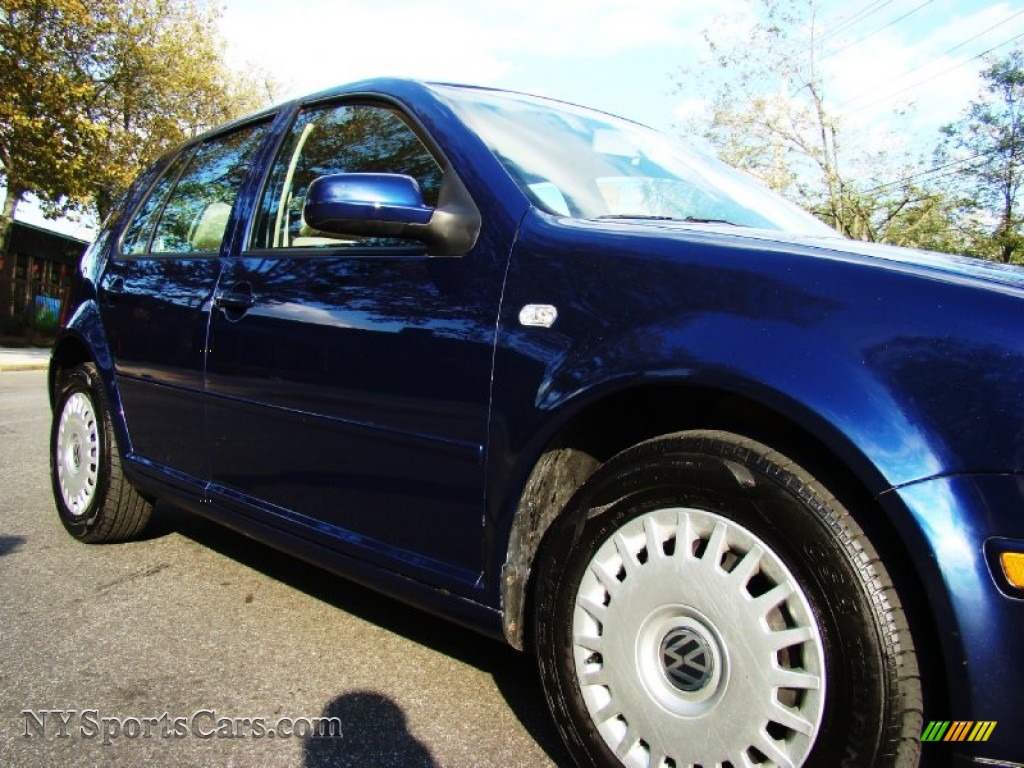 2002 Volkswagen Golf GLS TDI Sedan In Indigo Blue Pearl Photo 9 