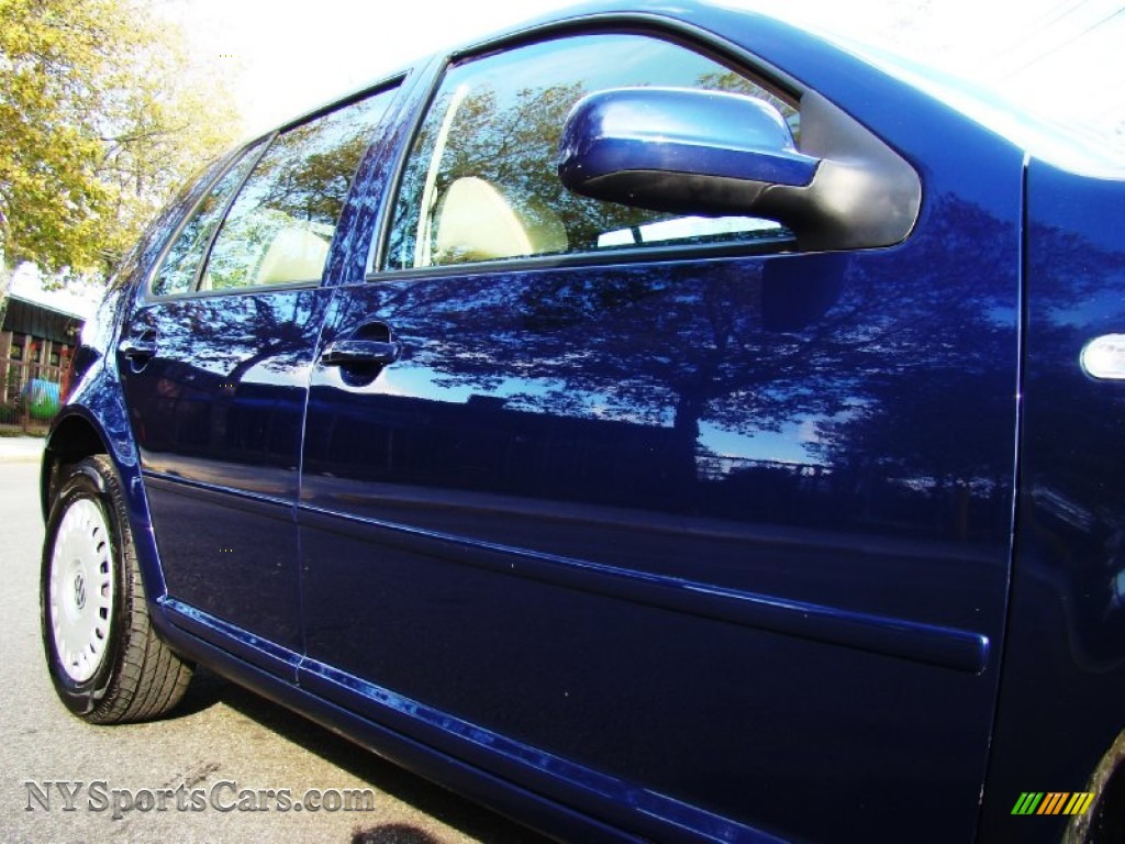 2002 Volkswagen Golf GLS TDI Sedan In Indigo Blue Pearl Photo 10 