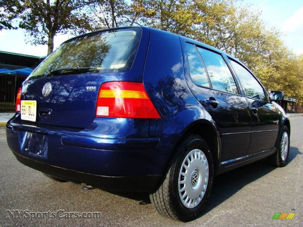 2002 Volkswagen Golf GLS TDI Sedan In Indigo Blue Pearl Photo 25 