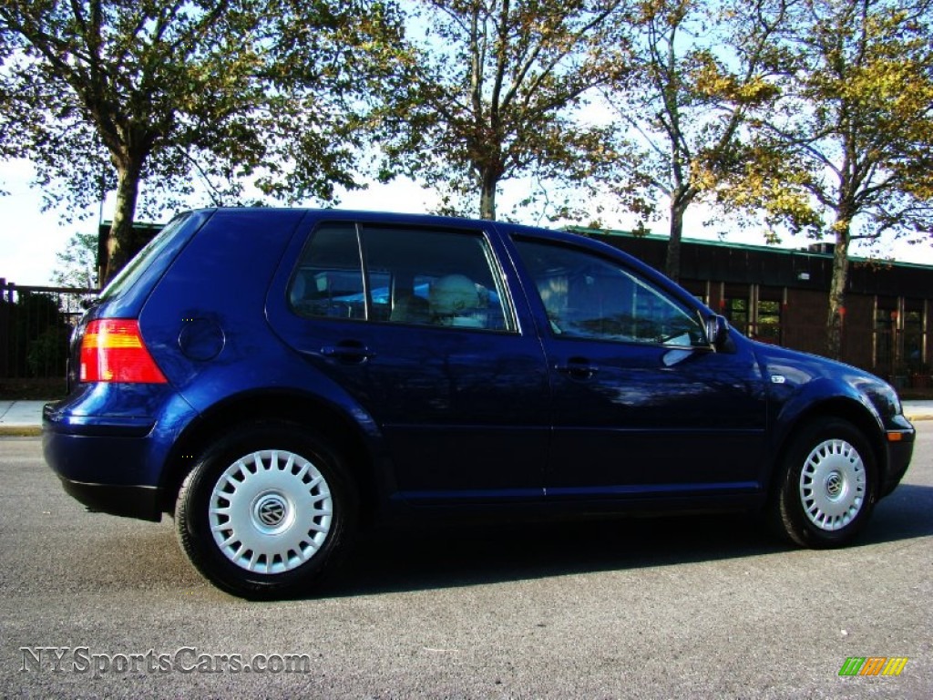 2002 Volkswagen Golf GLS TDI Sedan In Indigo Blue Pearl Photo 27 