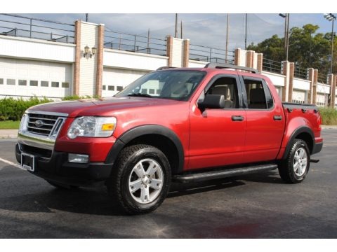 Red Fire 2007 Ford Explorer Sport Trac XLT 4x4 Red Fire 2007 Ford Explorer Sport Trac XLT 4x4