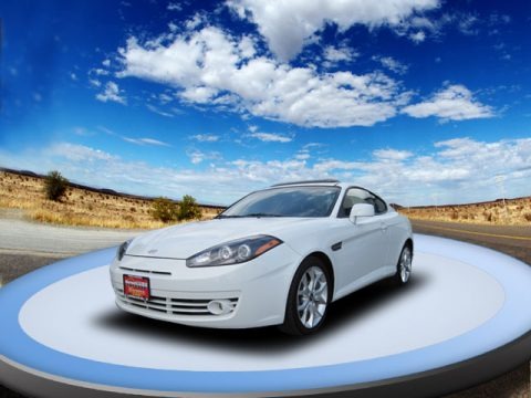 Captiva White 2007 Hyundai Tiburon GT