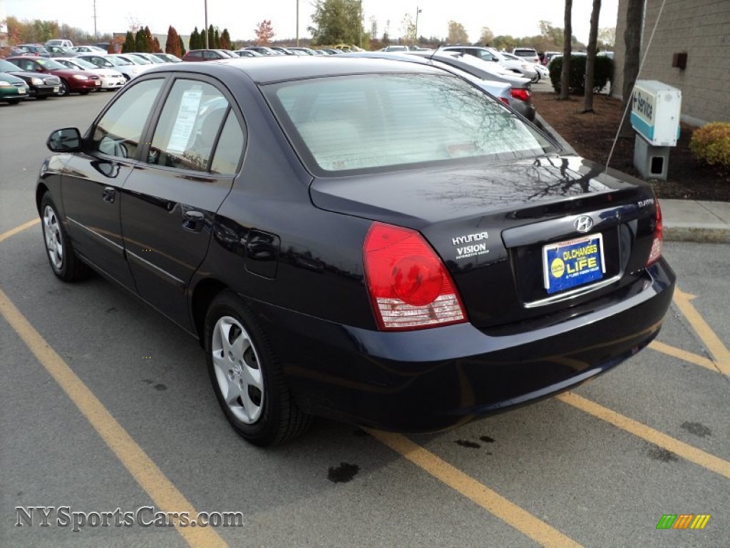 2006 Hyundai Elantra Gls Sedan In Moonlit Dark Blue Photo