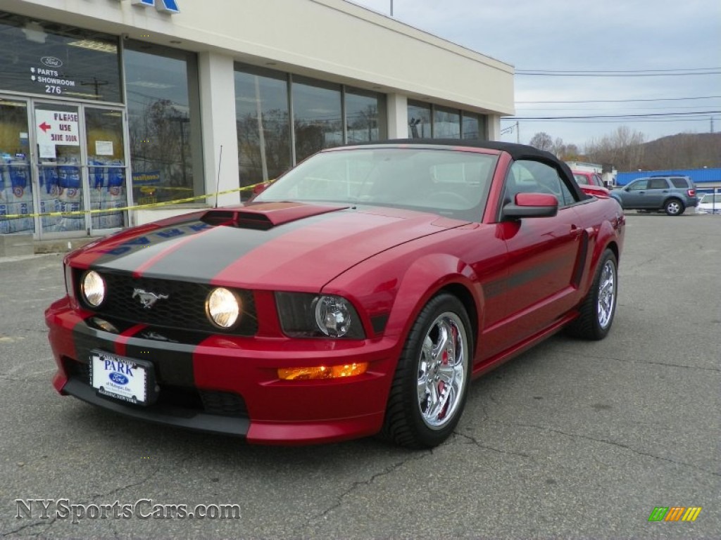 Dark candy apple red ford mustang #9