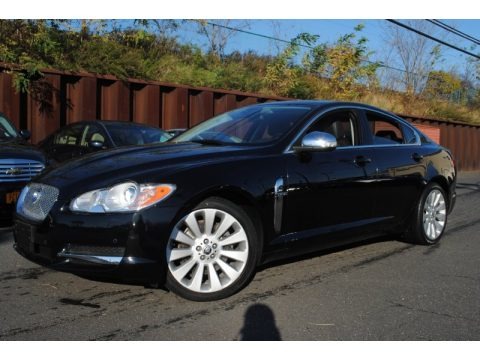 Ebony Black 2009 Jaguar XF Luxury