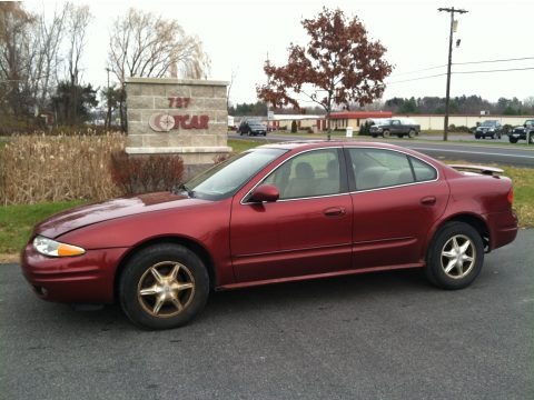 Ruby Red 2000 Oldsmobile Alero GL Sedan