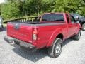 Nissan Frontier XE King Cab 4x4 Molten Lava Red Pearl photo #7