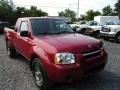 Nissan Frontier XE King Cab 4x4 Molten Lava Red Pearl photo #11