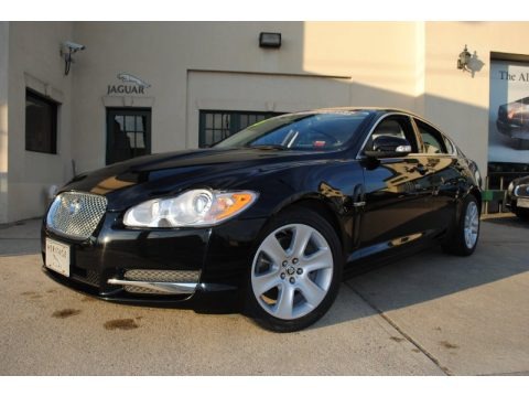 Ebony Black 2009 Jaguar XF Luxury