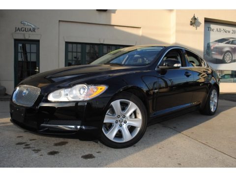 Ebony Black 2009 Jaguar XF Luxury