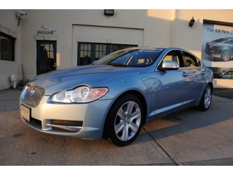 Frost Blue Metallic 2009 Jaguar XF Luxury