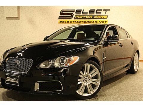 Ultimate Black 2010 Jaguar XF XFR Sport Sedan