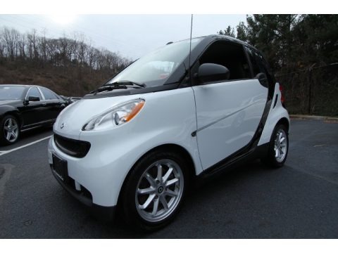 Crystal White 2009 Smart fortwo passion cabriolet Crystal White 2009 Smart fortwo passion cabriolet