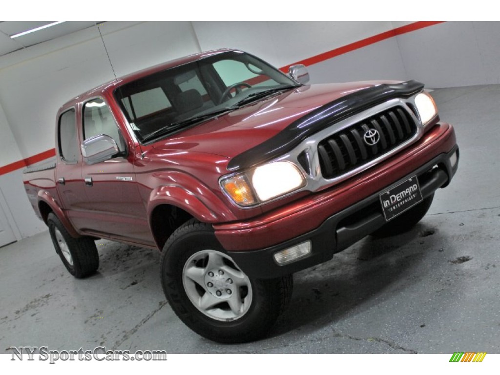 2004 Toyota Tacoma V6 Trd Double Cab 4x4 In Impulse Red Pearl