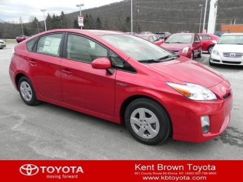 Barcelona Red Metallic 2011 Toyota Prius Hybrid II