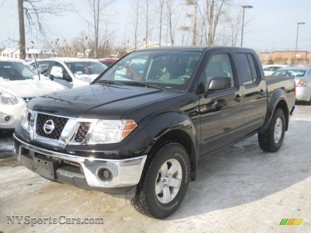 2011 Nissan Frontier SV Crew Cab 4x4 In Super Black 415296 
