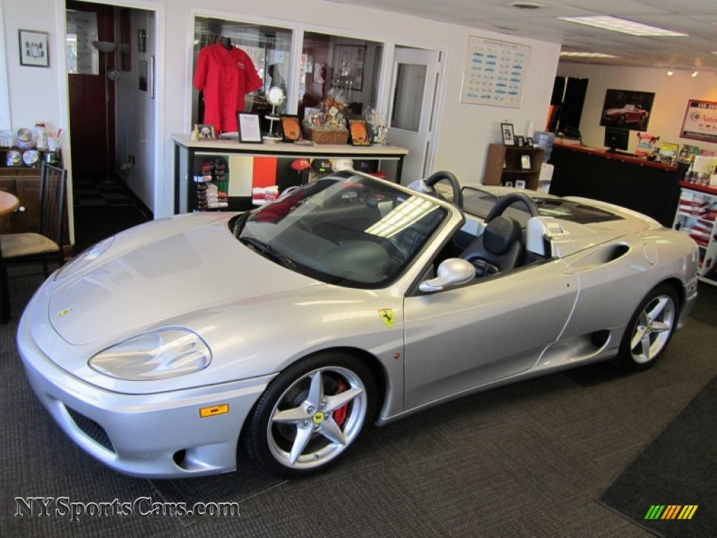 2003 360 Spider F1 - Grigio Alloy (Silver) / Black photo #3