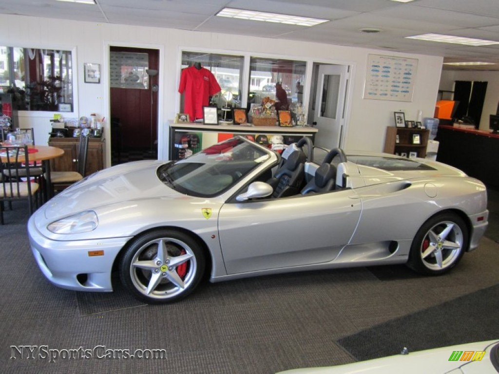 2003 360 Spider F1 - Grigio Alloy (Silver) / Black photo #4
