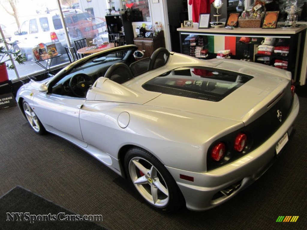 2003 360 Spider F1 - Grigio Alloy (Silver) / Black photo #9