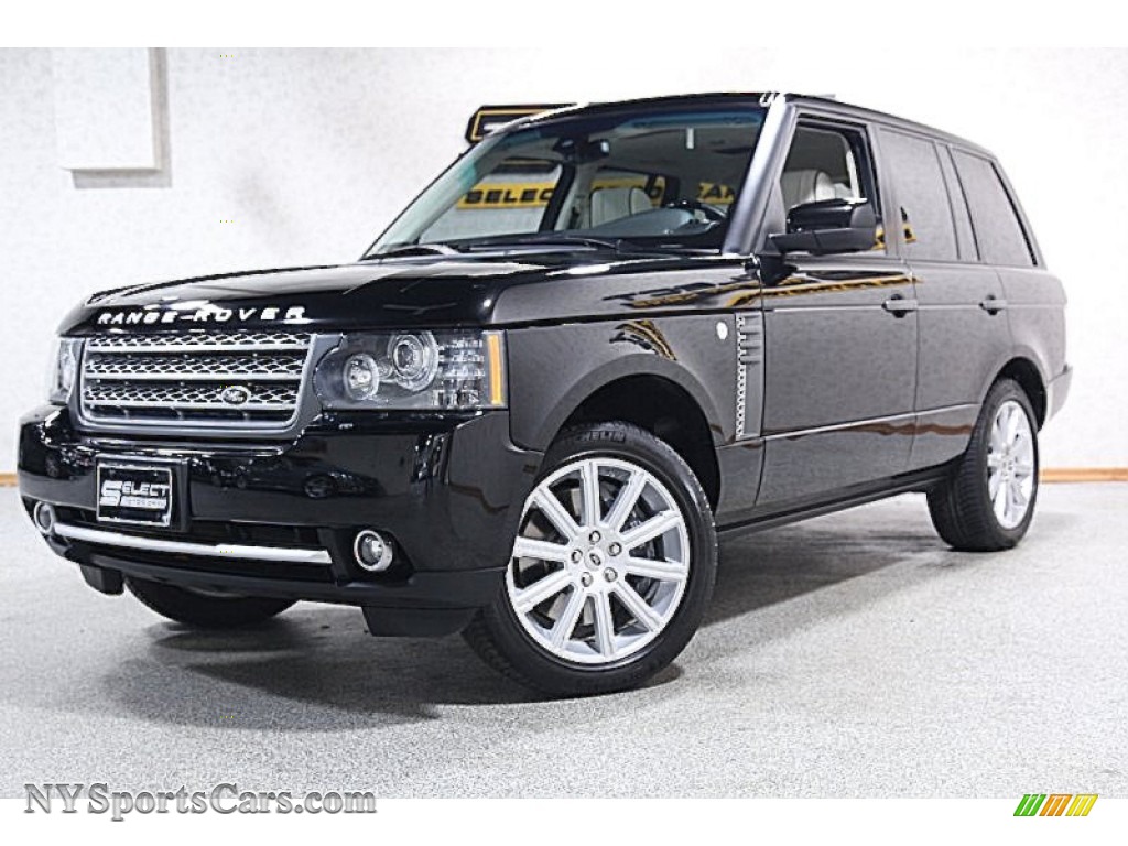Santorini Black Pearl / Ivory White/Jet Black Land Rover Range Rover Supercharged