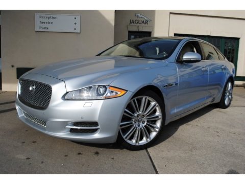 Liquid Silver Metallic 2011 Jaguar XJ XJL Supercharged