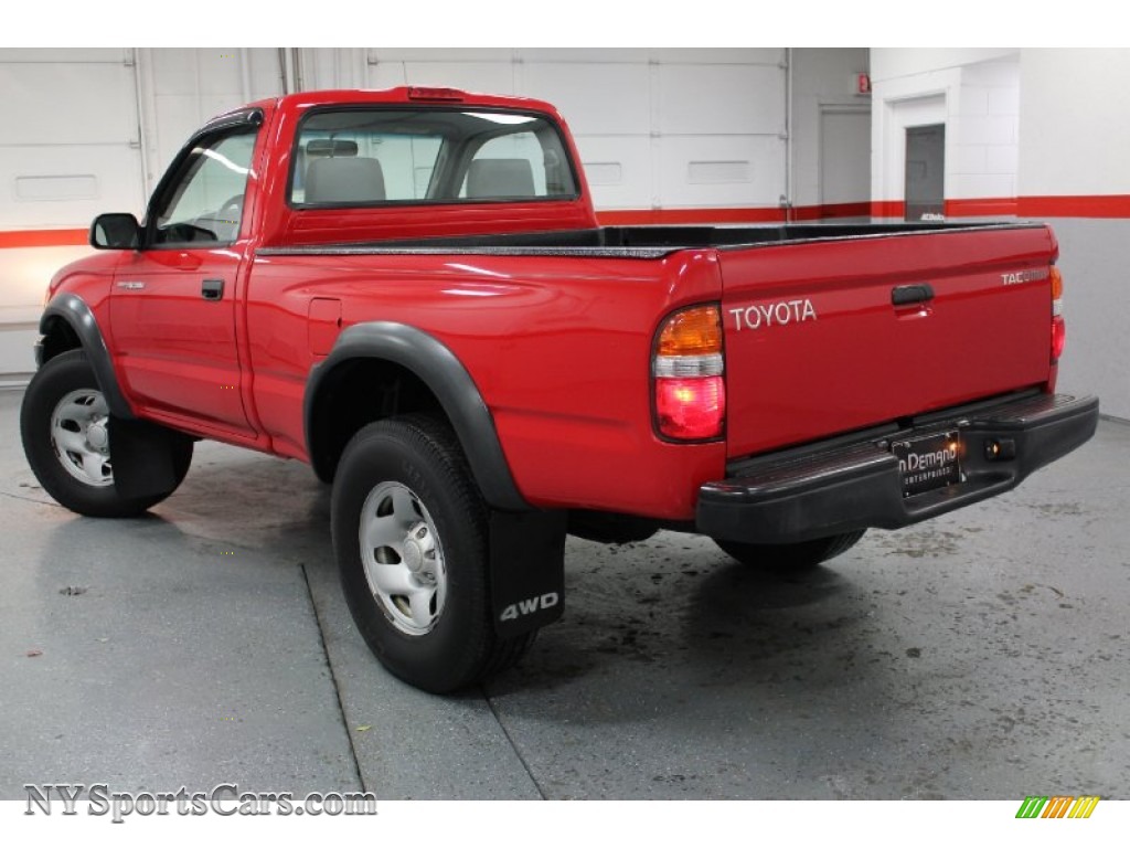 2001 Toyota Tacoma Regular Cab 4x4 in Radiant Red photo #11 - 743903