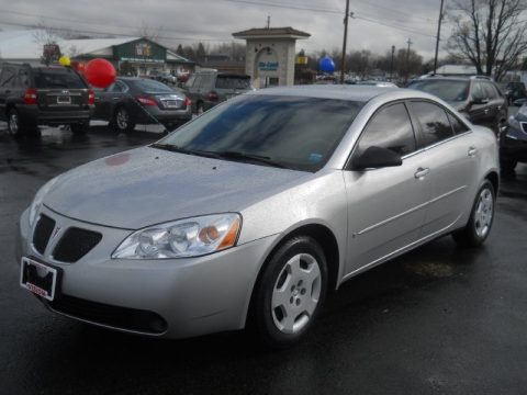 Liquid Silver Metallic 2007 Pontiac G6 Sedan Liquid Silver Metallic 2007 Pontiac G6 Sedan