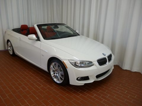 Alpine White BMW 3 Series 335i Convertible for sale in New York