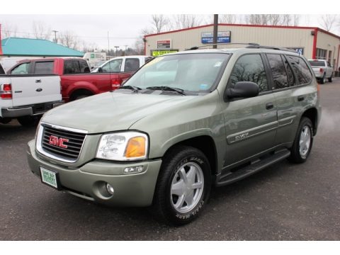 Silver Green Metallic 2003 GMC Envoy SLE 4x4