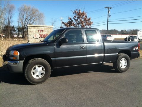 Carbon Metallic 2003 GMC Sierra 1500 Extended Cab 4x4