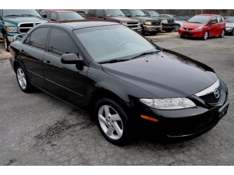 Onyx Black 2004 Mazda MAZDA6 i Sedan Onyx Black 2004 Mazda MAZDA6 i Sedan