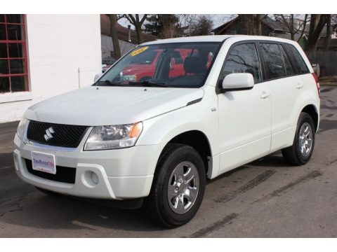 White Water Pearl 2008 Suzuki Grand Vitara 4x4