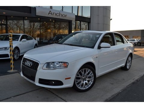 Ibis White 2008 Audi A4 2.0T quattro Sedan Ibis White 2008 Audi A4 2.0T quattro Sedan