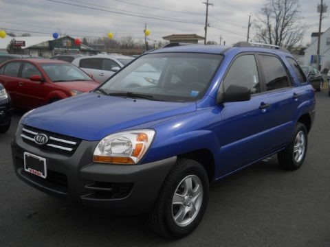 Smart Blue Metallic 2008 Kia Sportage LX