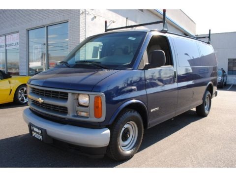 Indigo Blue Metallic 2000 Chevrolet Express G1500 Commercial Indigo Blue Metallic 2000 Chevrolet Express G1500 Commercial