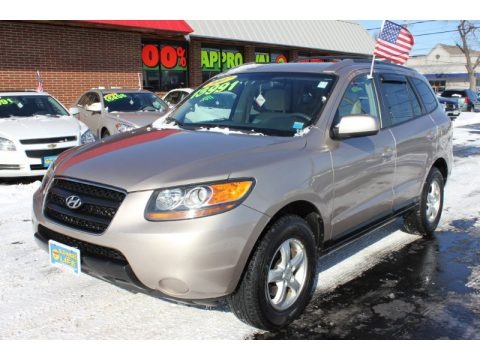 Golden Beige 2007 Hyundai Santa Fe GLS 4WD Golden Beige 2007 Hyundai Santa Fe GLS 4WD