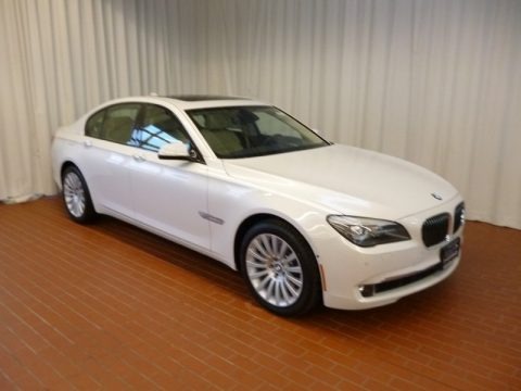 Mineral White Metallic 2012 BMW 7 Series 750i xDrive Sedan
