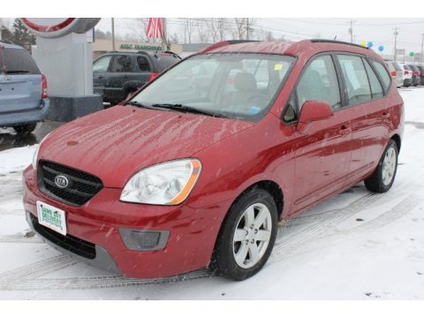 Volcanic Red 2007 Kia Rondo LX