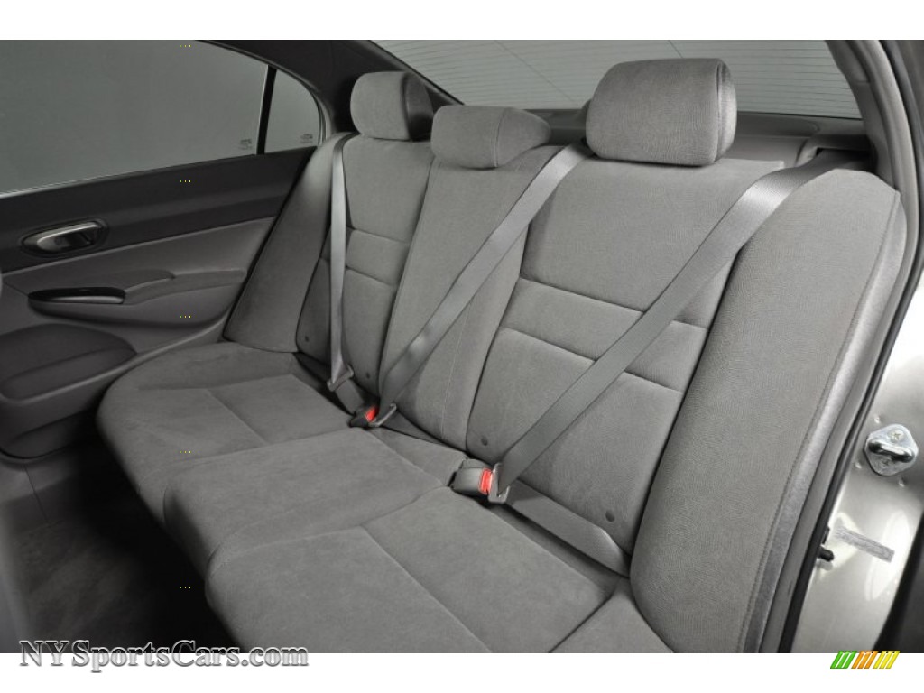 2008 Civic LX Sedan - Galaxy Gray Metallic / Gray photo #18
