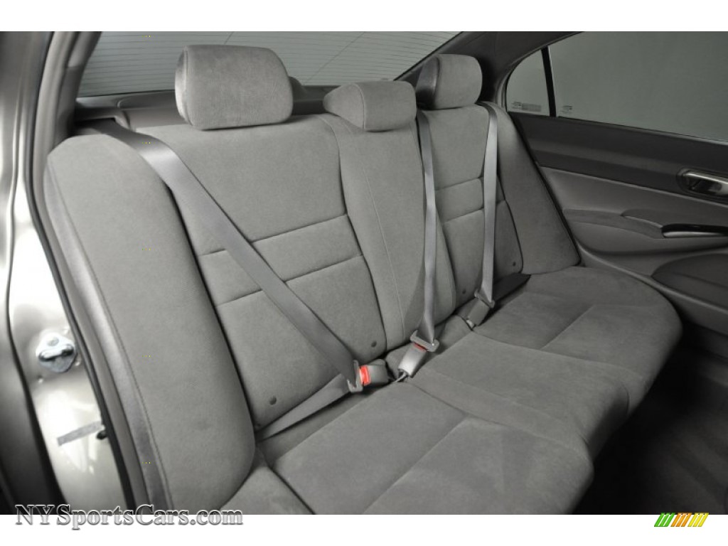 2008 Civic LX Sedan - Galaxy Gray Metallic / Gray photo #22