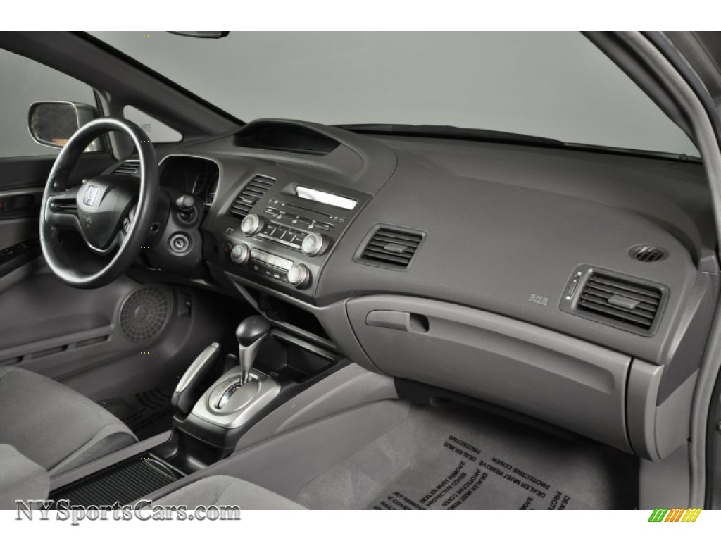 2008 Civic LX Sedan - Galaxy Gray Metallic / Gray photo #24