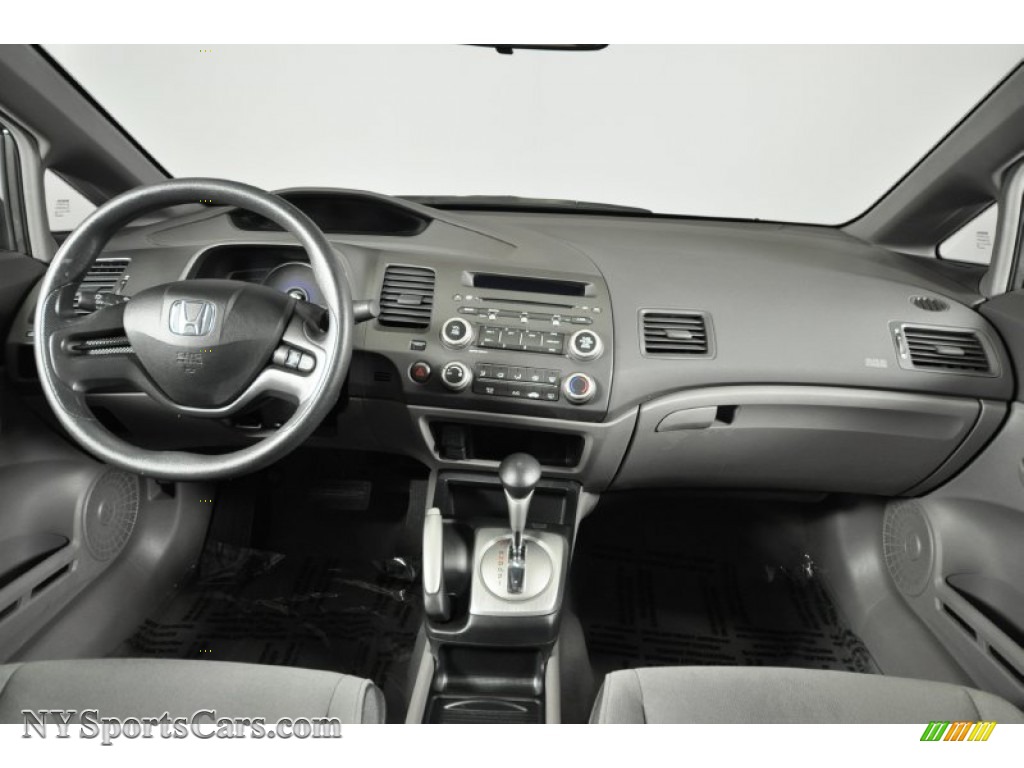 2008 Civic LX Sedan - Galaxy Gray Metallic / Gray photo #27